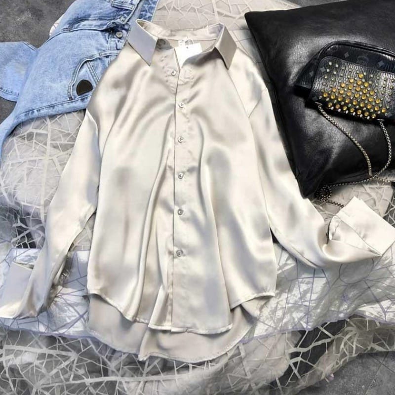 Pair with a jeans silk top image