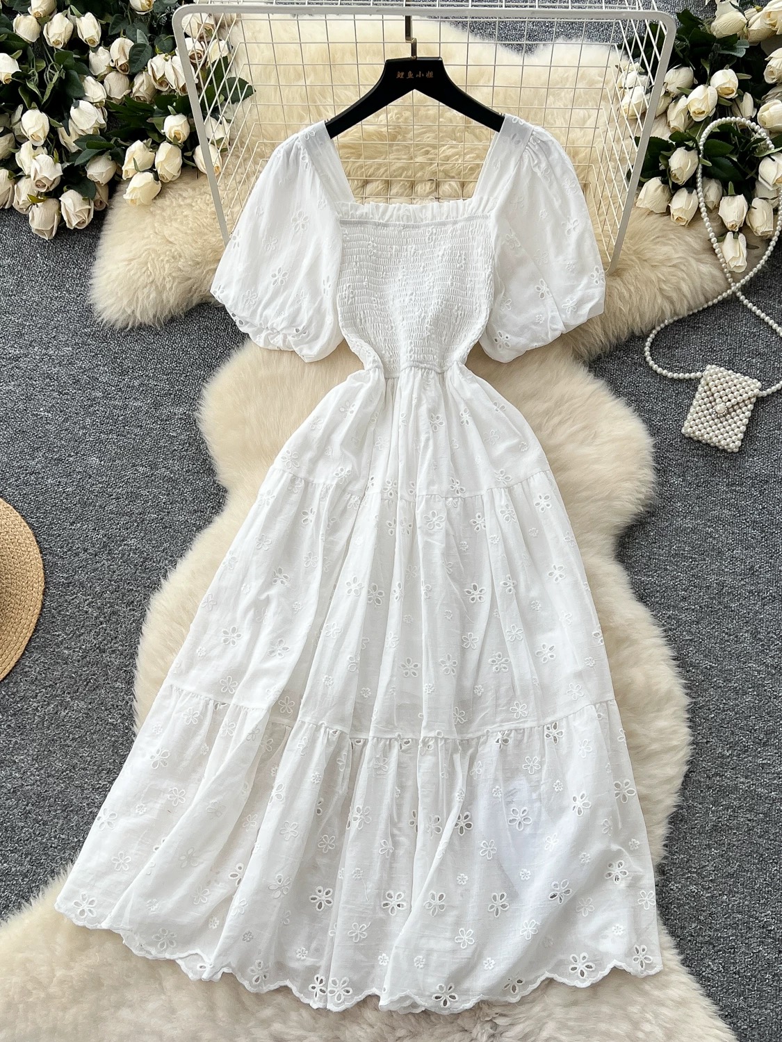 Save a seat lace dress CD376 image