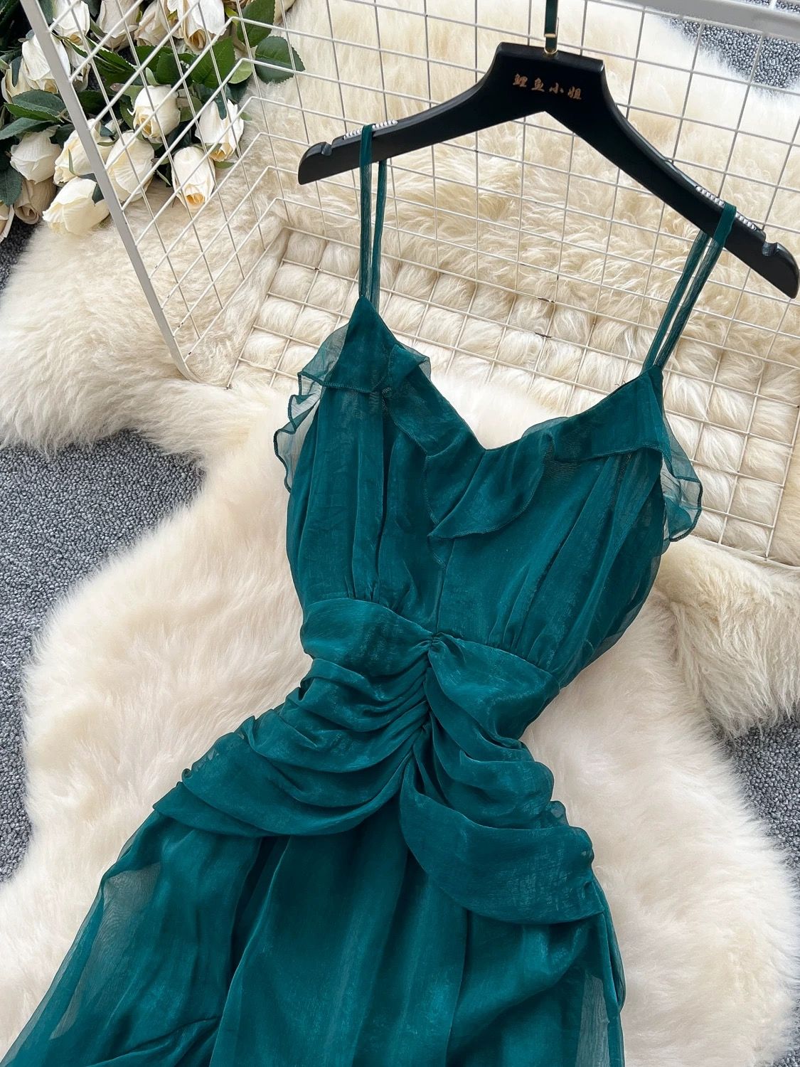 Enchanted one ruffle dress CD377 image