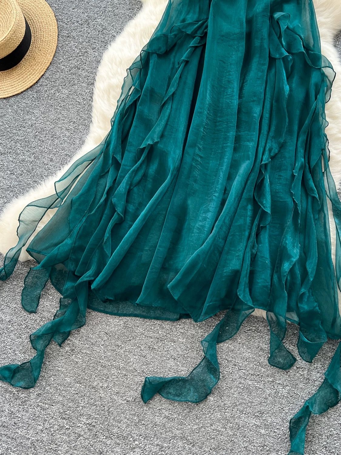 Enchanted one ruffle dress CD377 image