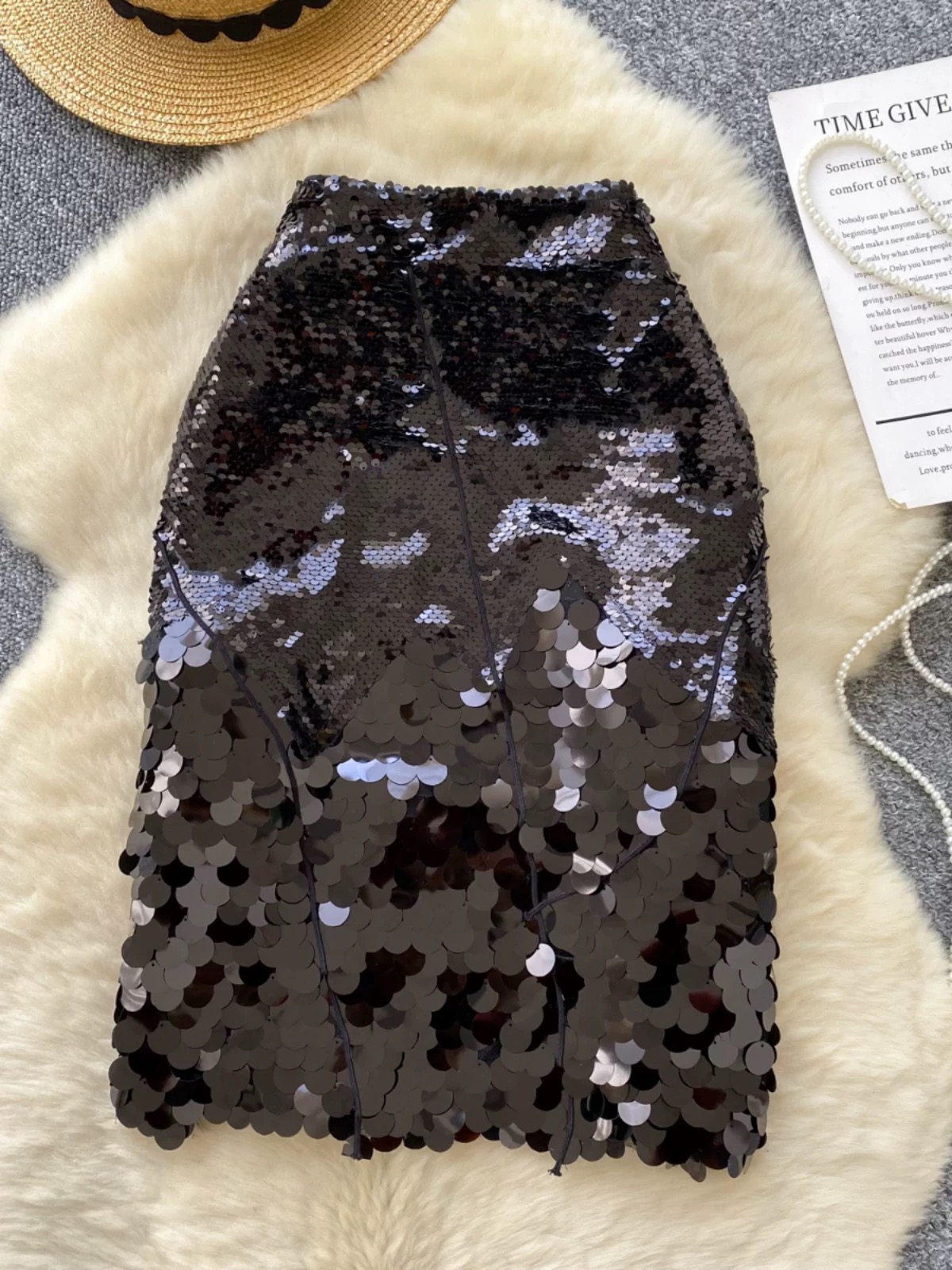 Bold in sequin skirt CS145 image
