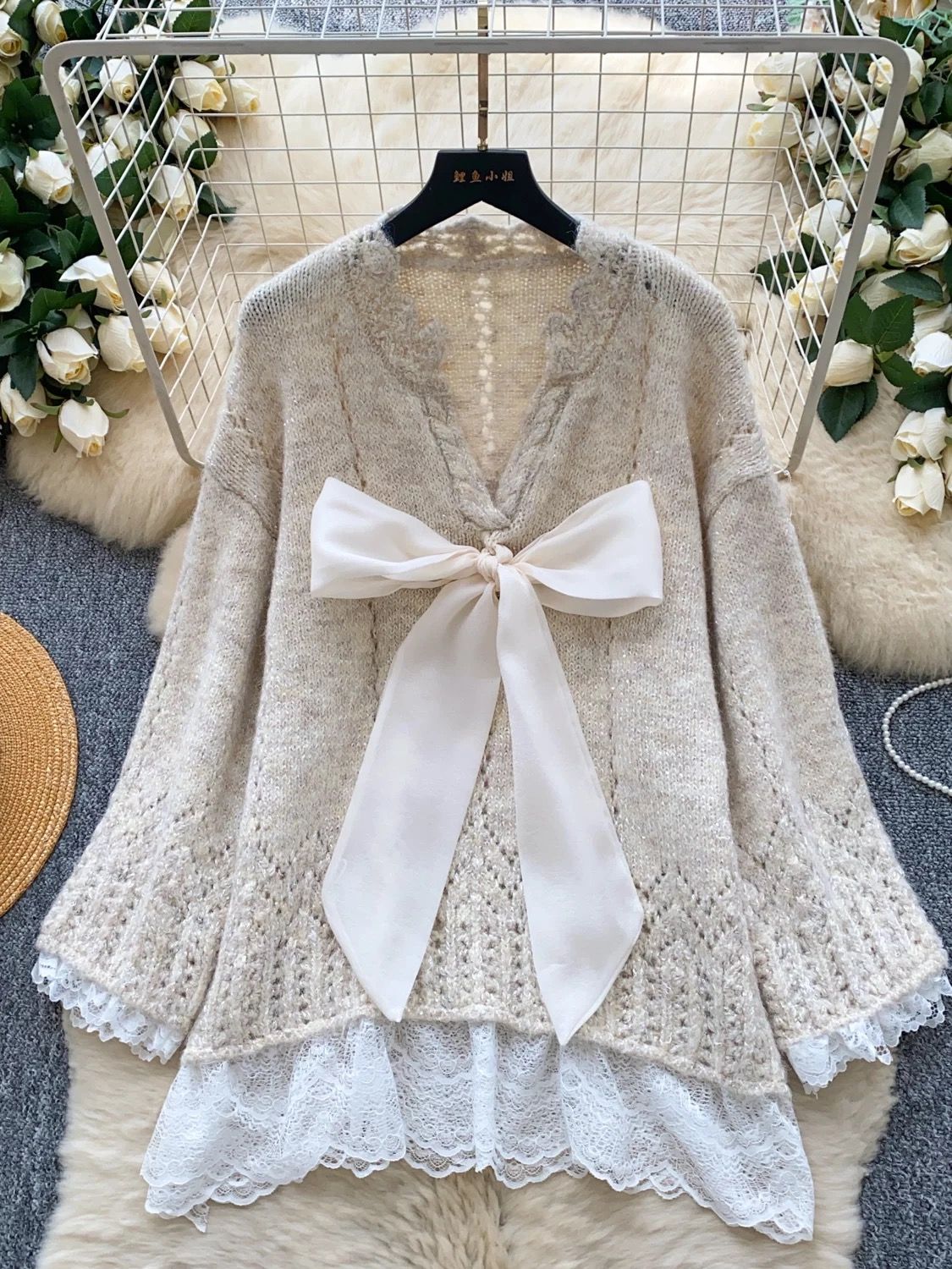 La diva la baby knitted dress KD231 image