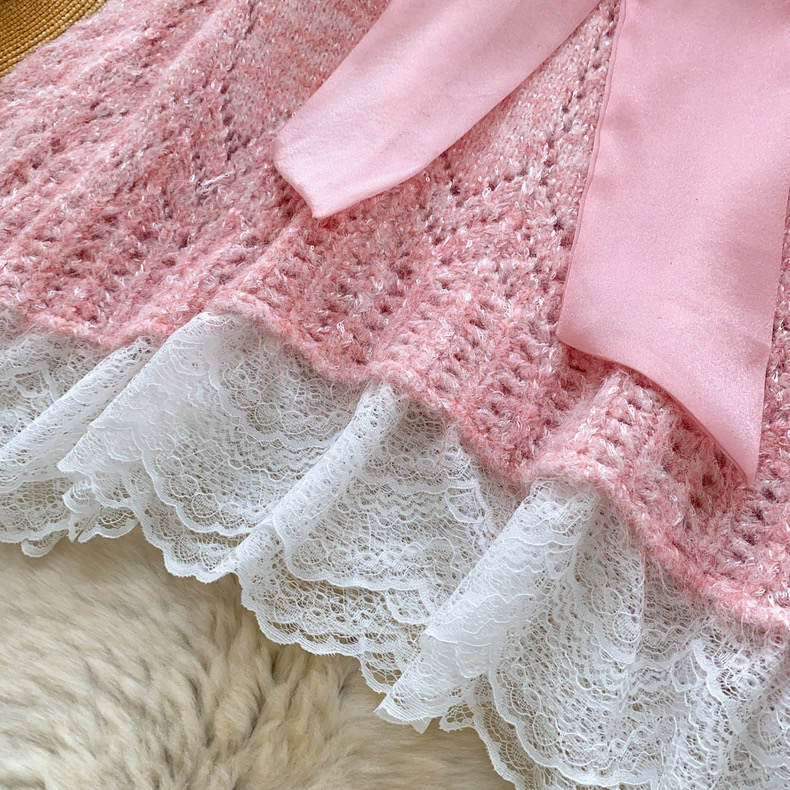 La diva la baby knitted dress KD231 image