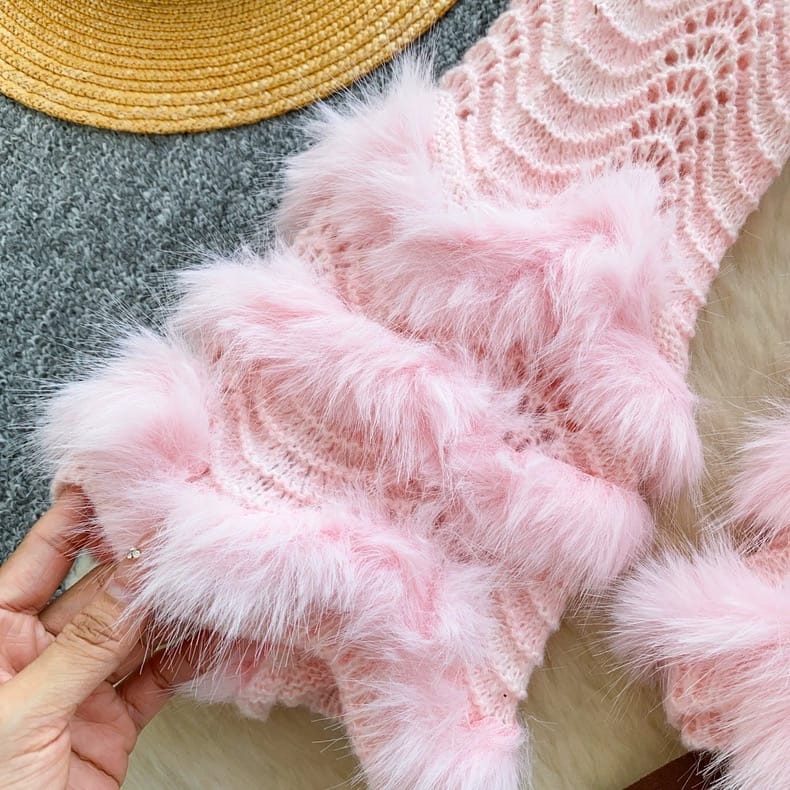 Chicago conflict knitted top KTO185 image