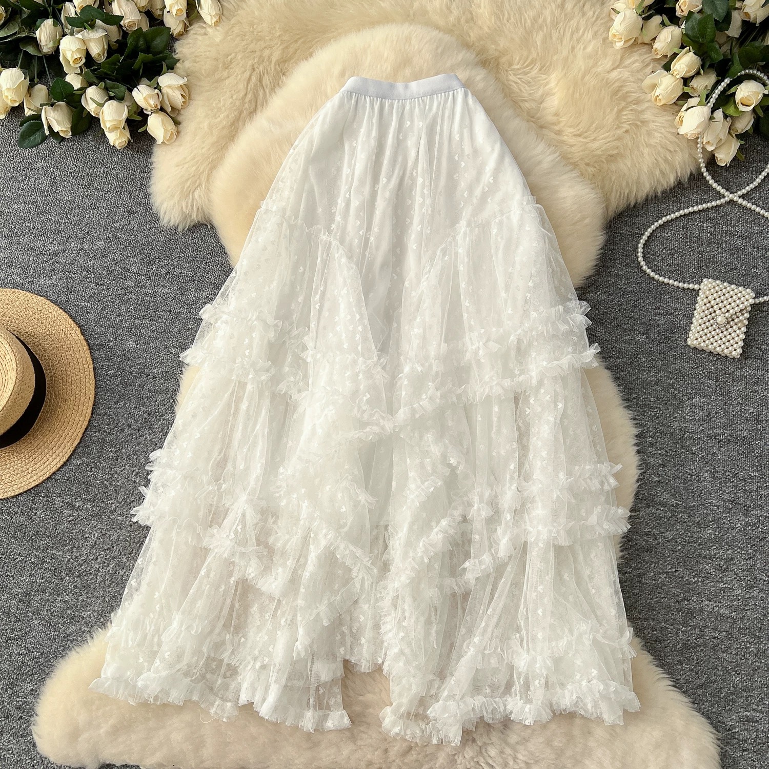 Just a feeling mesh skirt FS128 image