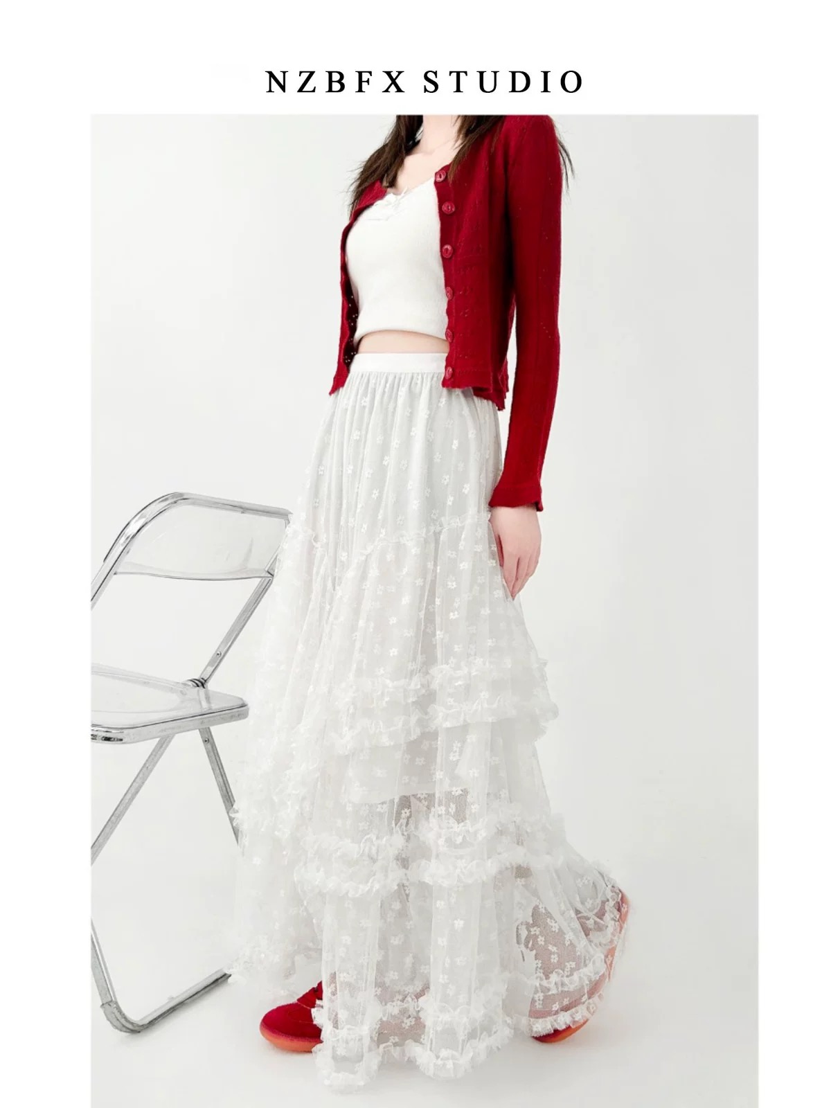 Just a feeling mesh skirt FS128 image