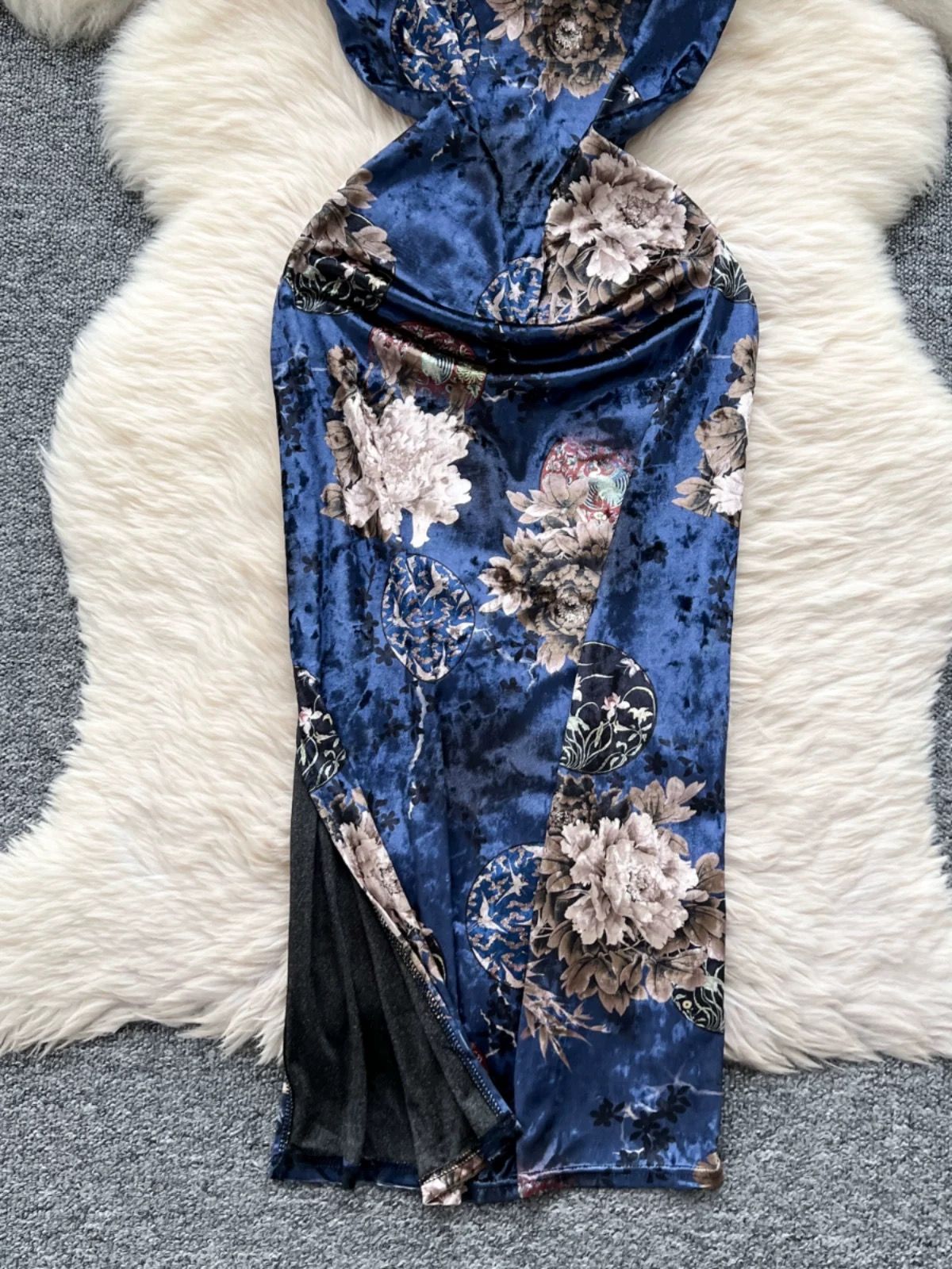 Brace up qipao dress Q225 image