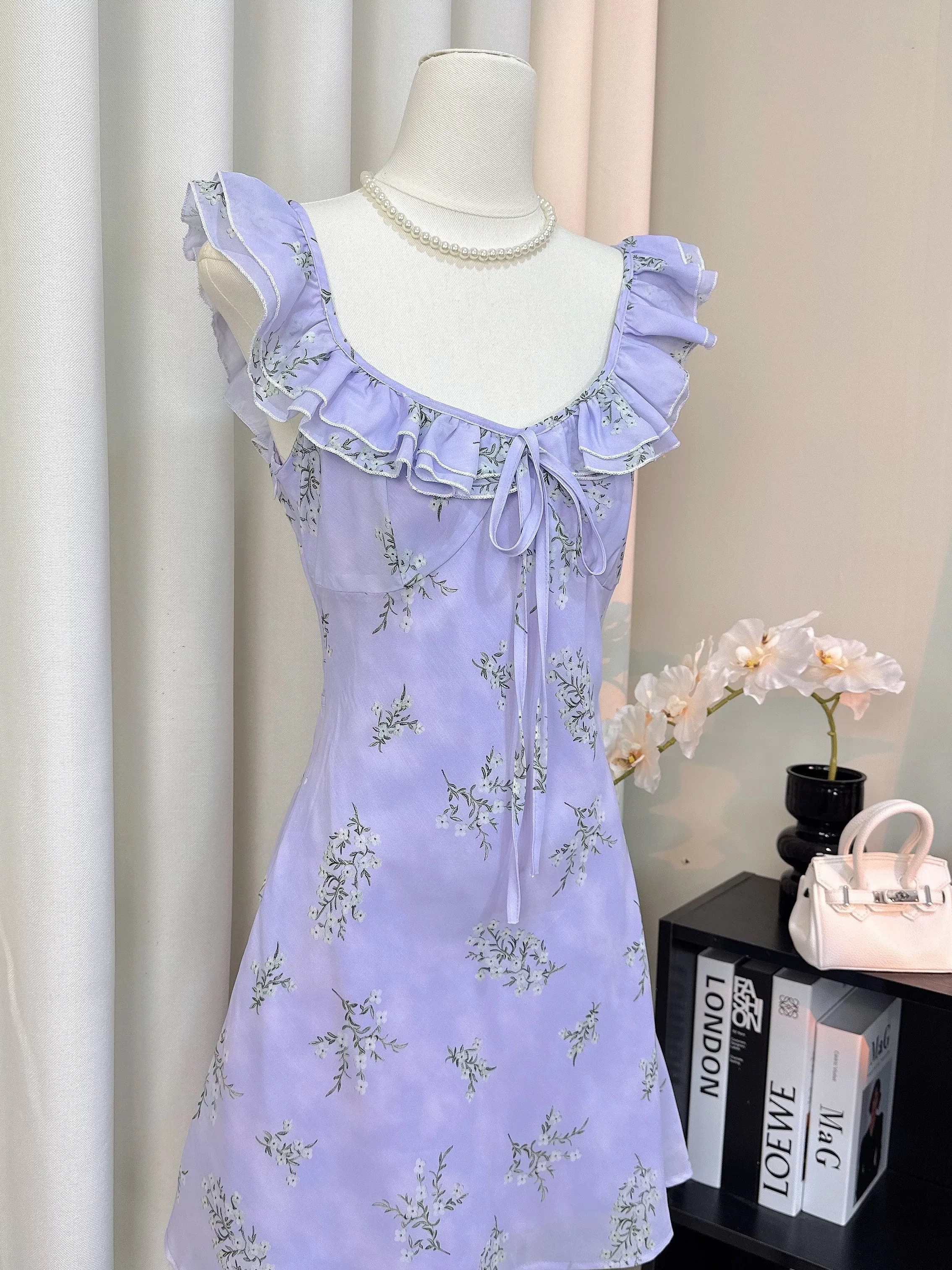 Luxury fit floral dress CD533 image
