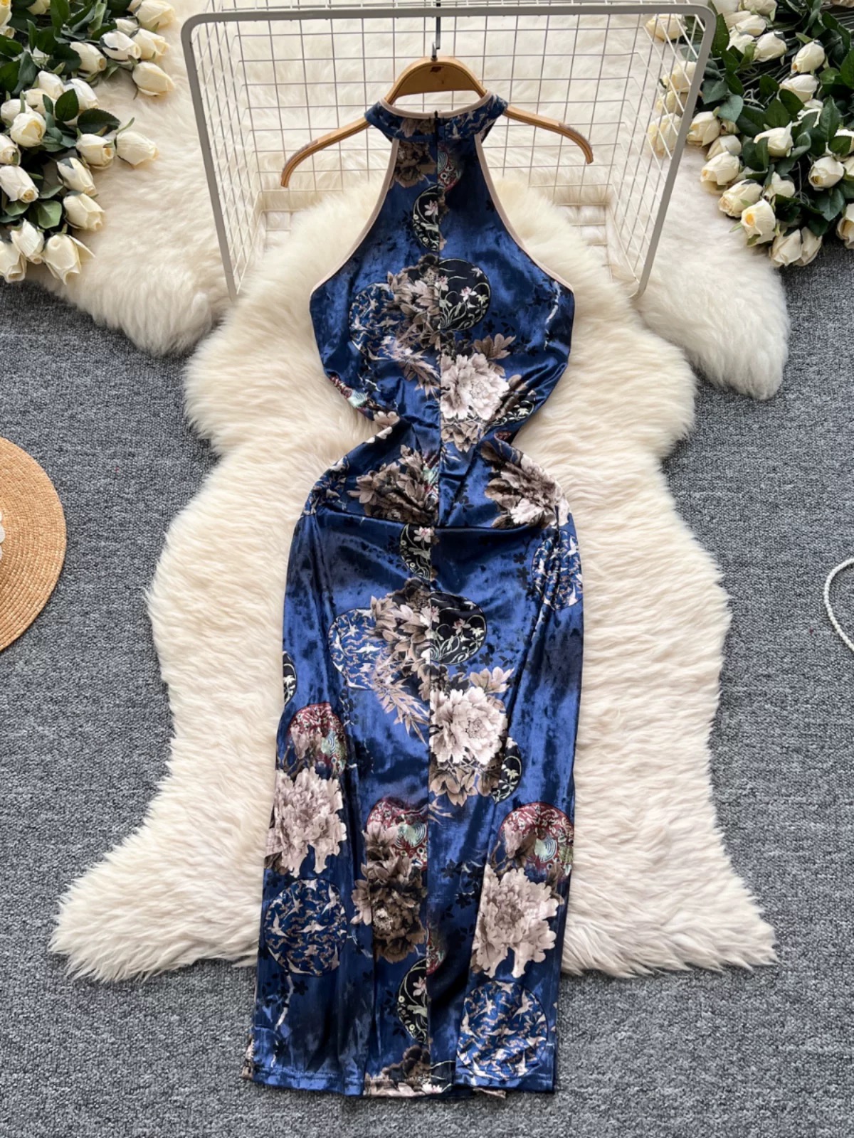 Brace up qipao dress Q225 image