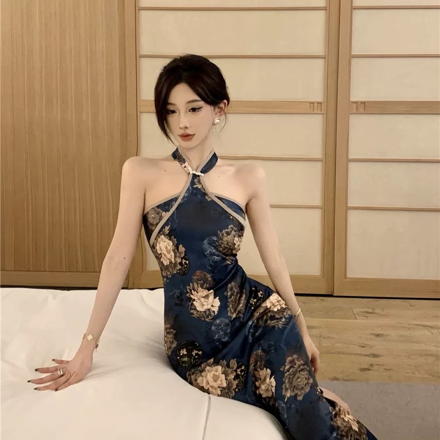 Brace up qipao dress Q225 image