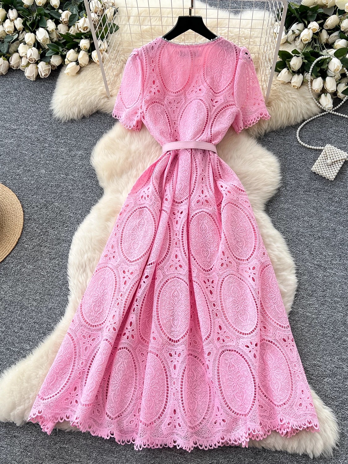 Barbie crew lace dress FD500 image