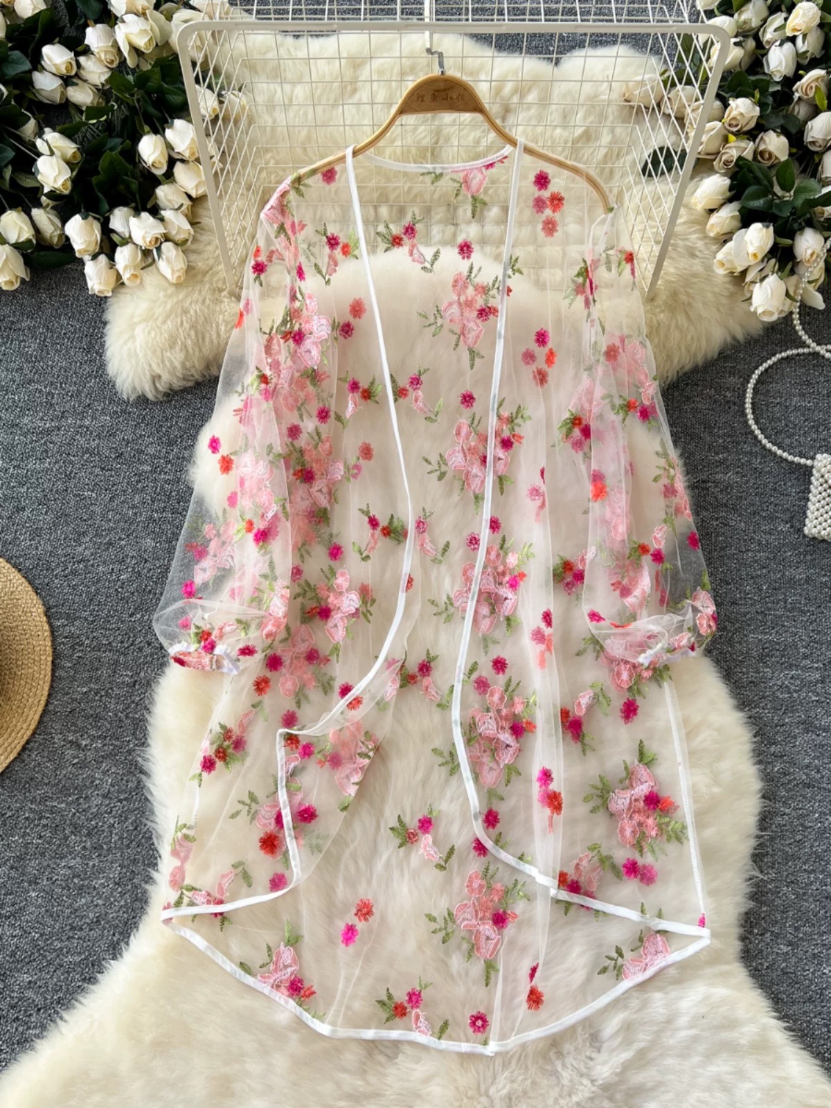 Fun times floral kimono KM137 image