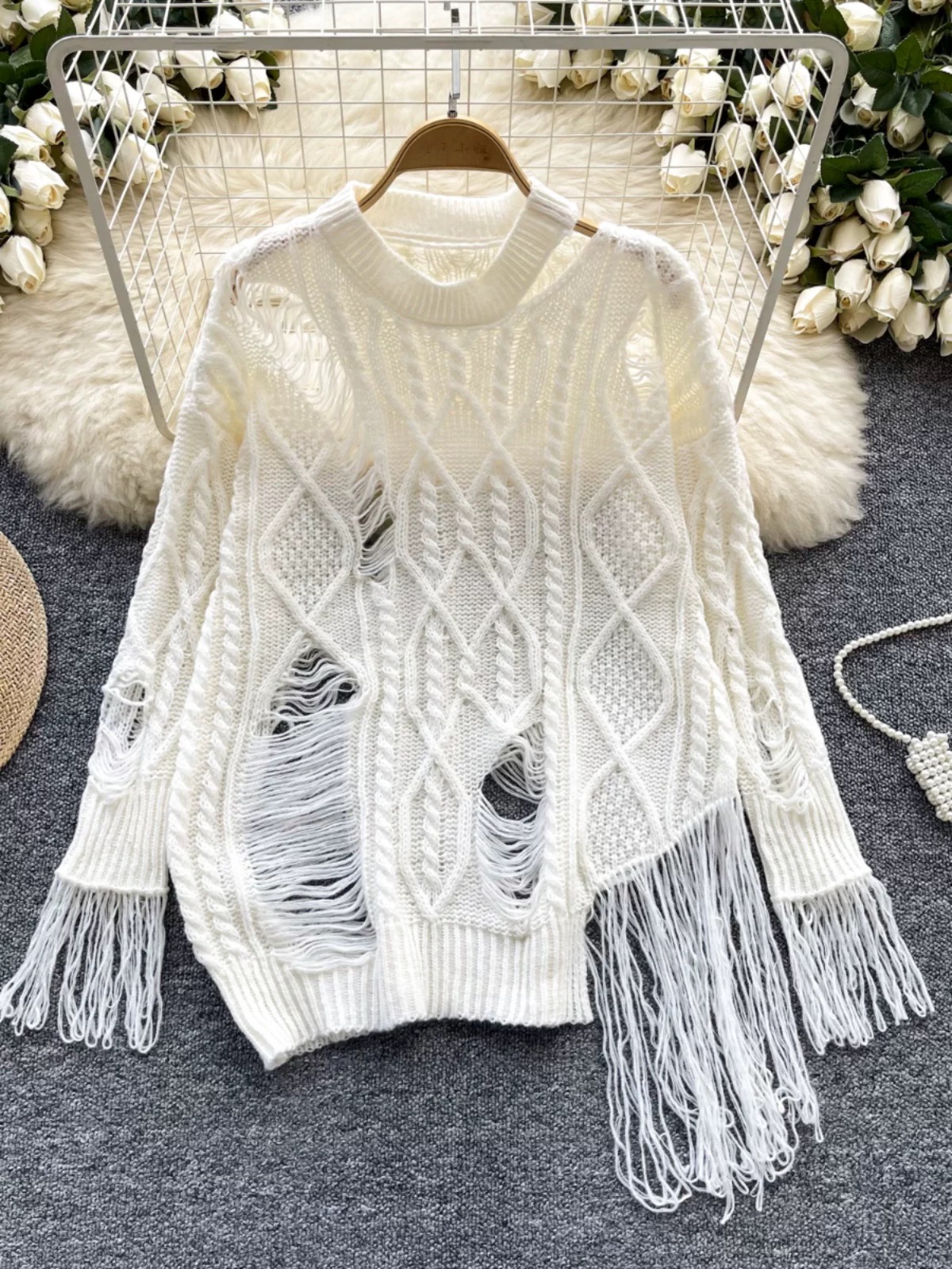 Vacation escape knitted sweater KS117 image