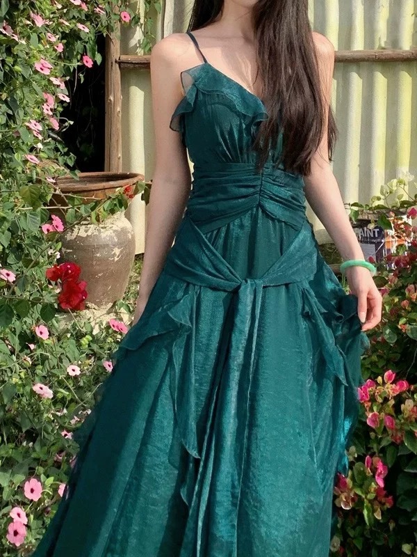 Enchanted one ruffle dress CD377 image