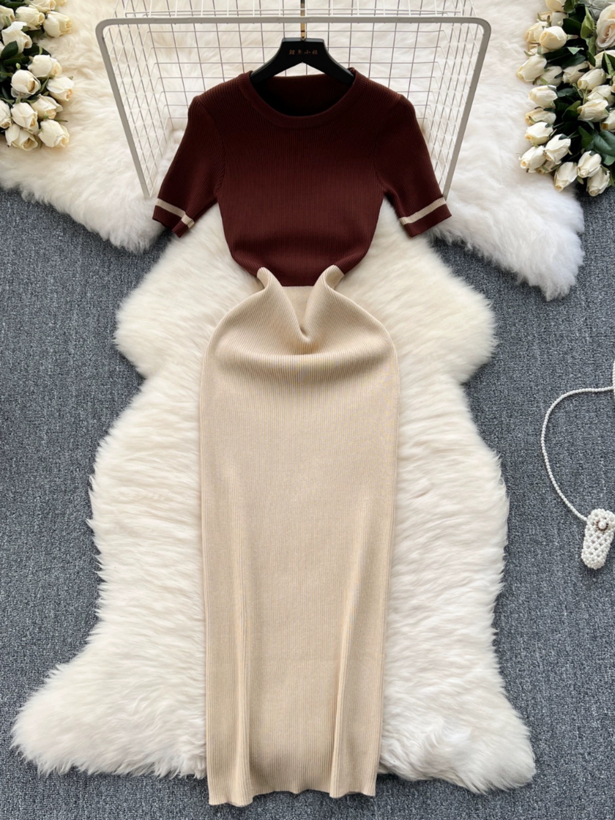 Baby we are solid dress KBC190 image