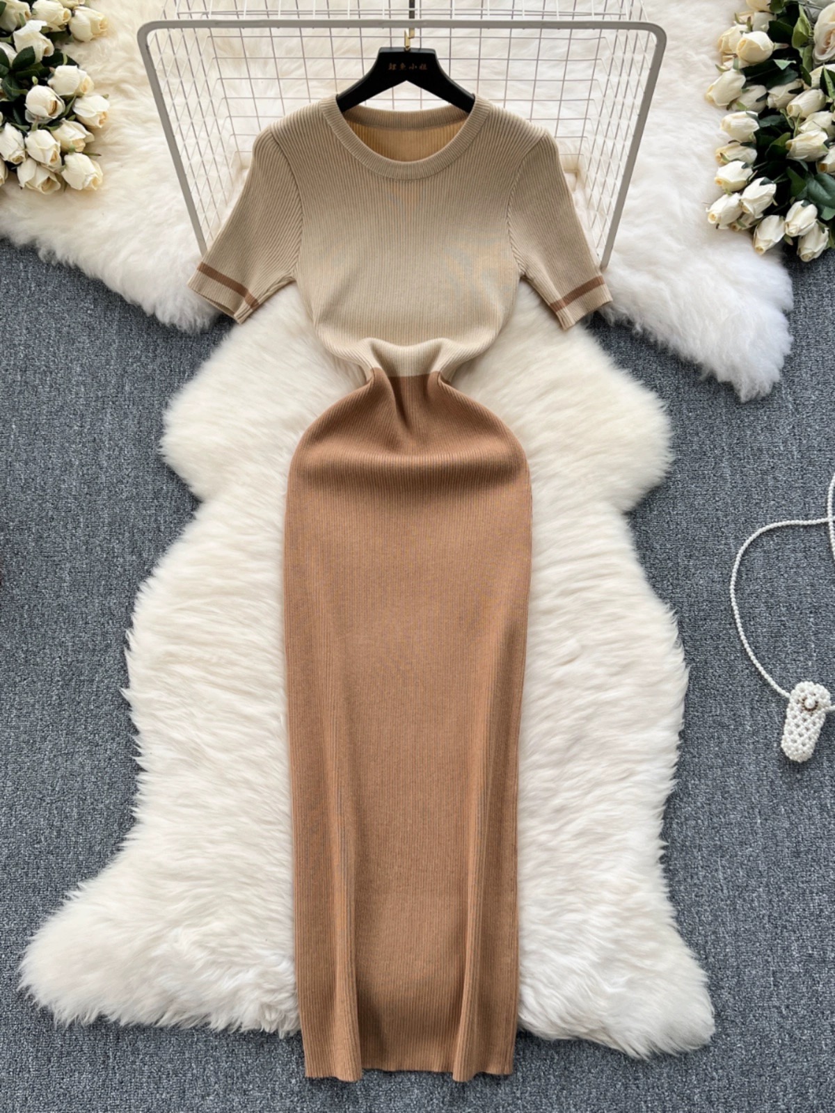 Baby we are solid dress KBC190 image