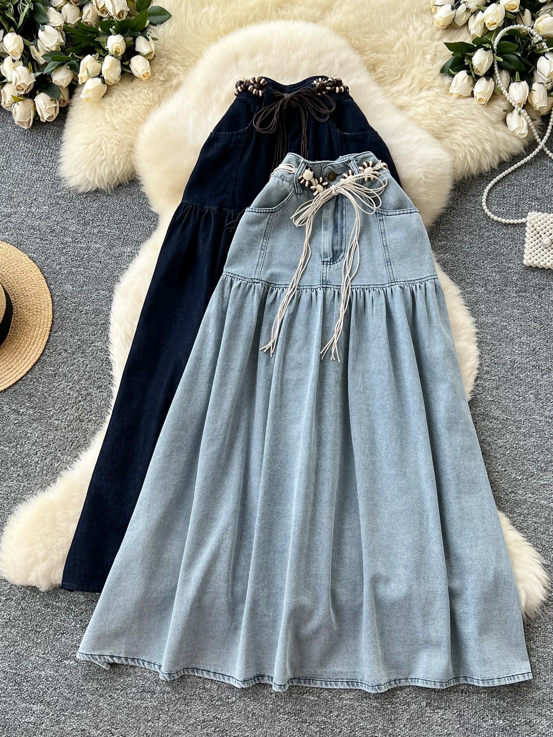 As I am denim skirt DS113 image