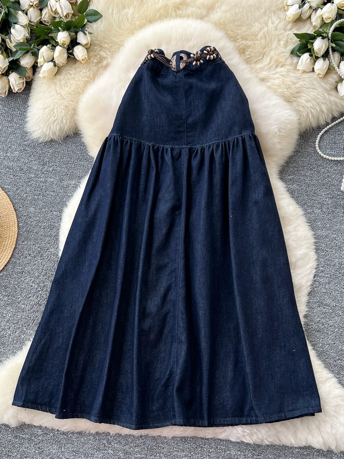 As I am denim skirt DS113 image