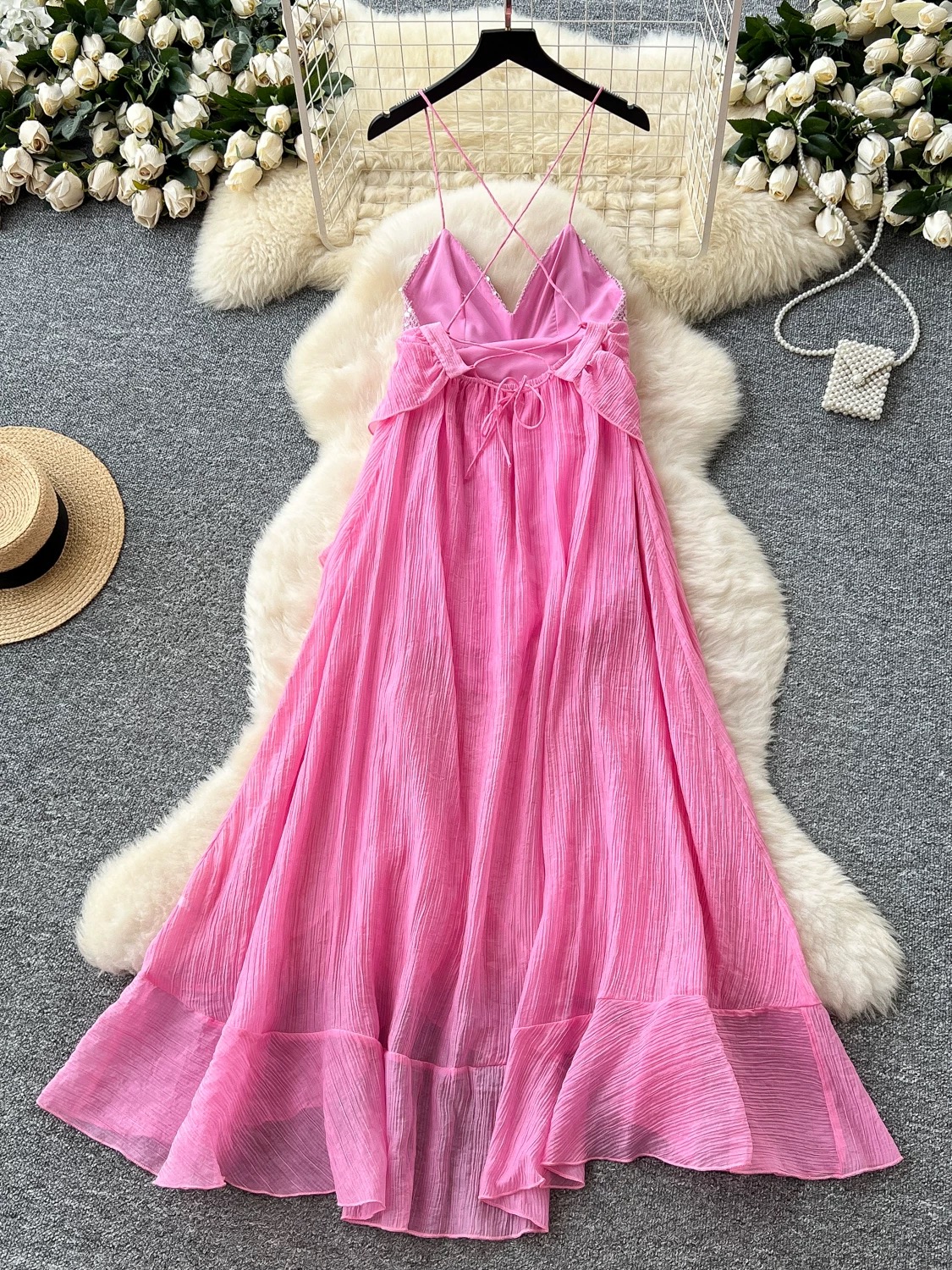 Raquel ruched dress CD1546 image