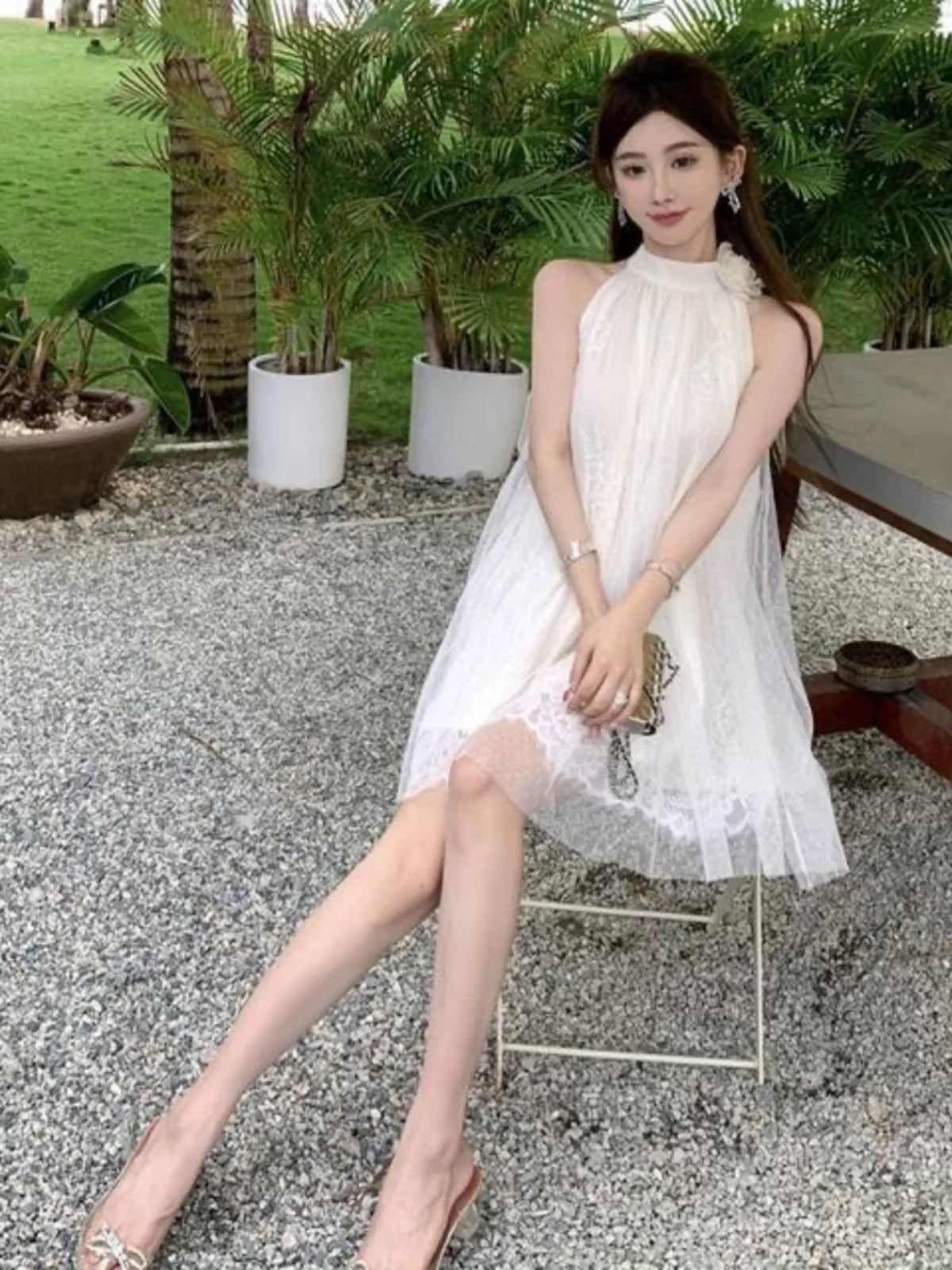 Slaying lace dress CD369 image