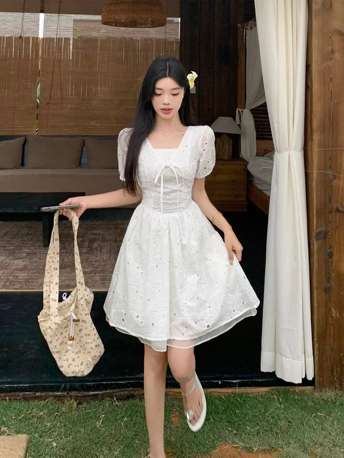 Chicago babe lace dress CD363 image