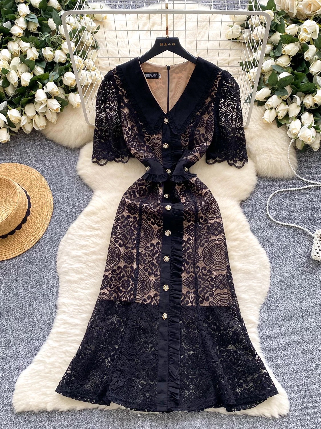 Avani royal lace dress  FD491 image