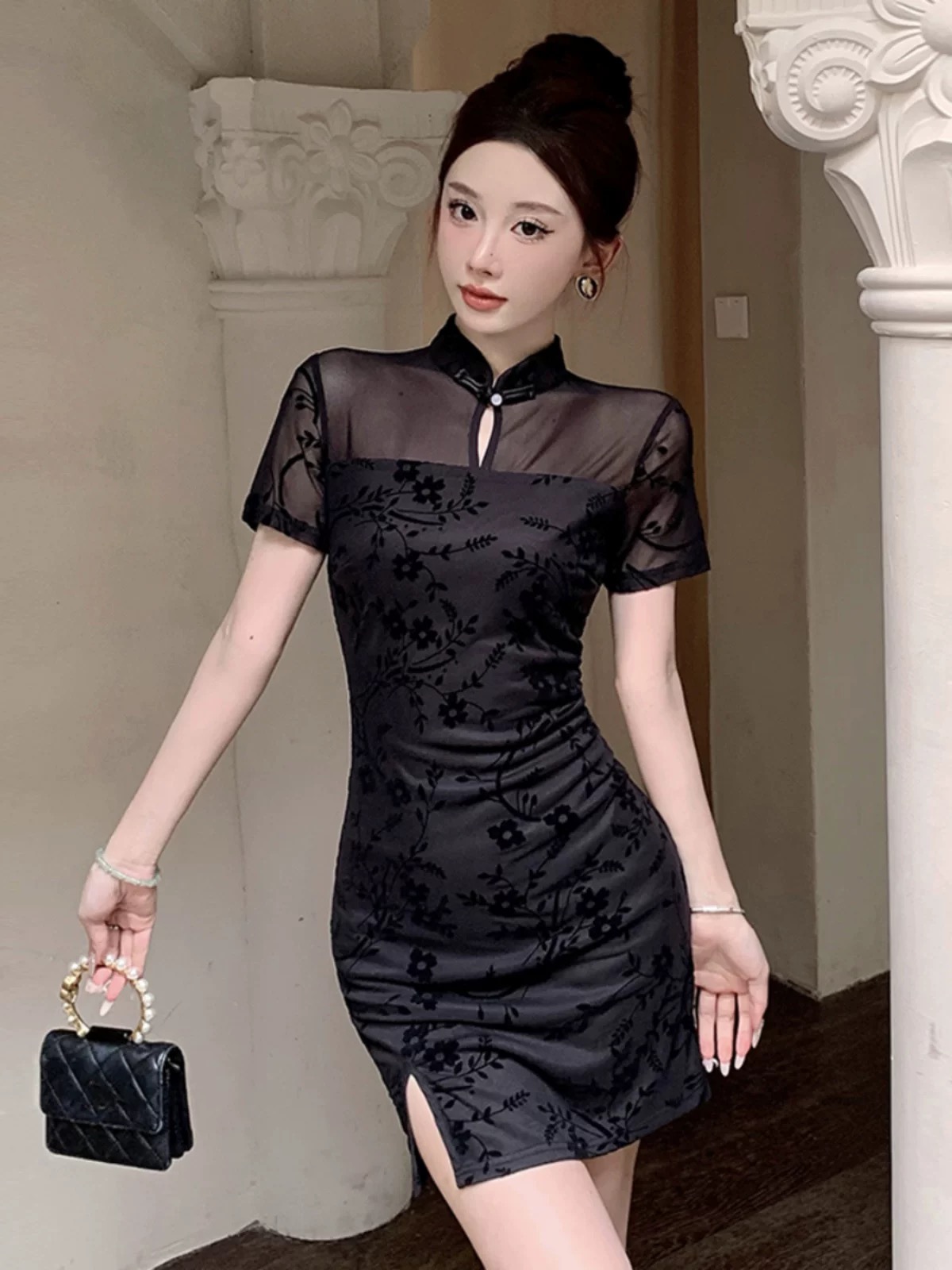 Somewhere tropical dress FBC443 image