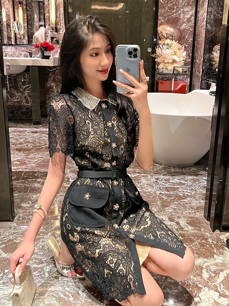 High esteem lace dress FBC432 image