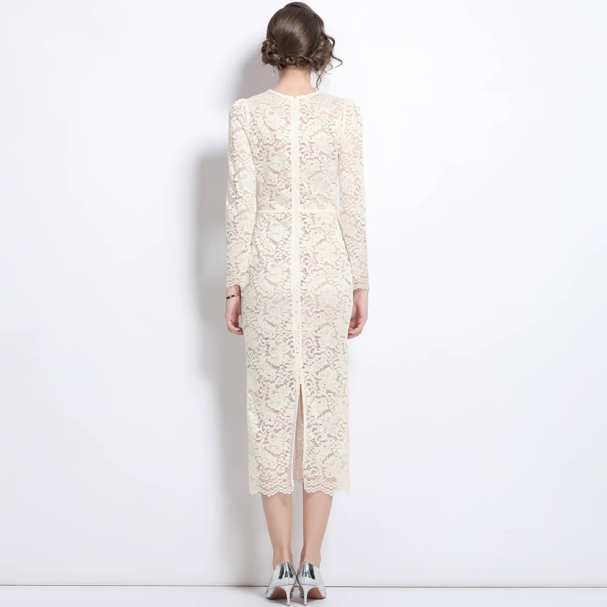 Causing trouble lace dress FBC425 image