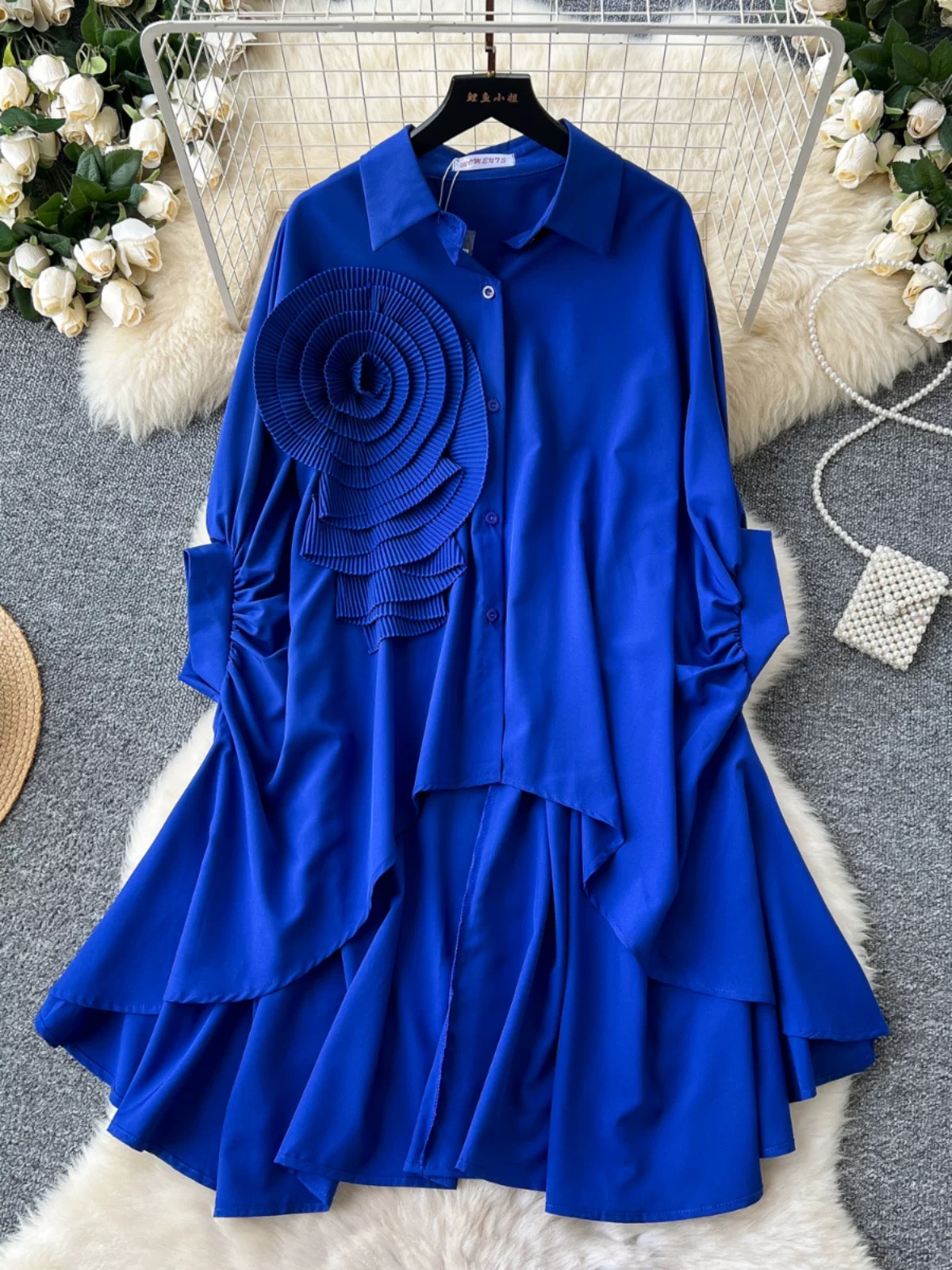 Downtown club shirt dress SD118 image